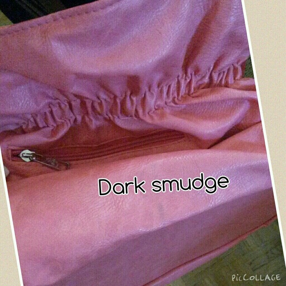 Melon Color Fancy Bow Ruffle Purse - Picture 3 of 4