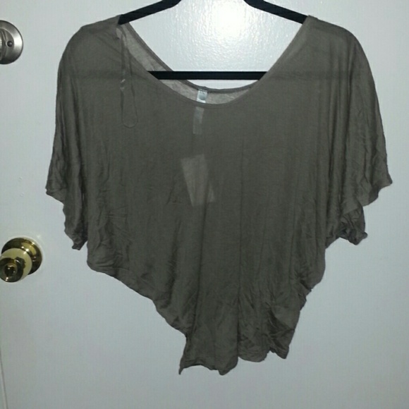 Sheer grey top