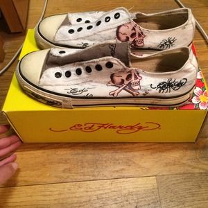 Ed hardy sneakers size 9
