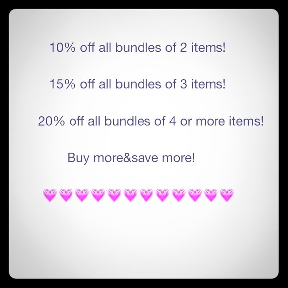SALES!!! Bundles!!!! Discounts! 💗