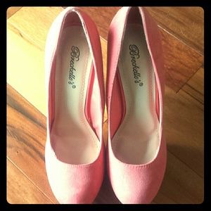 Pink high heels