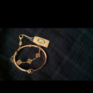 Fossil gold bracelet