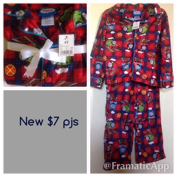+SOLD+New pjs boys Thomas and friends