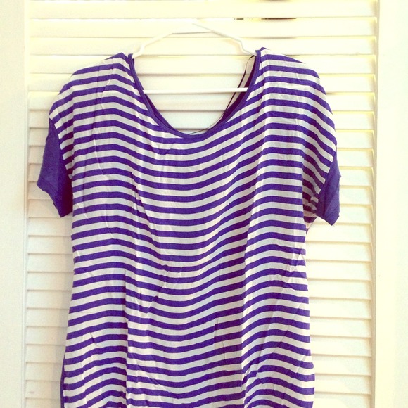 Zara long tee in stripes