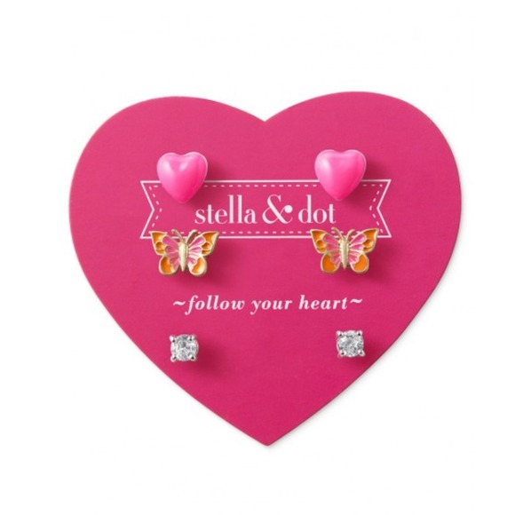 Stella & Dot Earring Trio Set