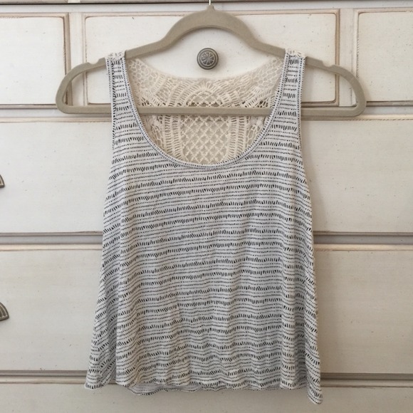 Crochet back tank
