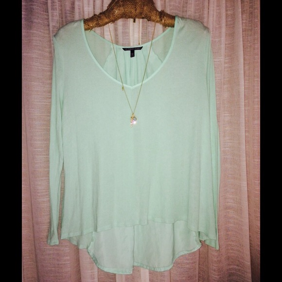 Victoria's Secret High-Low Blouse in Teal!