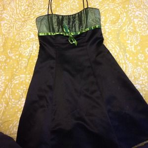 Black holiday party dress