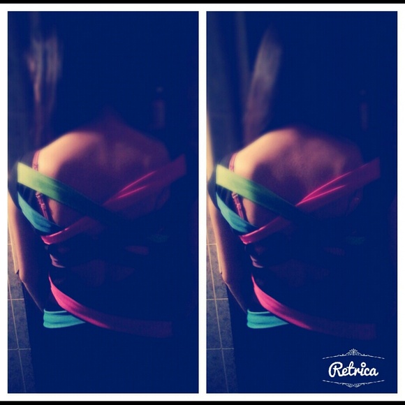 A black bress with color