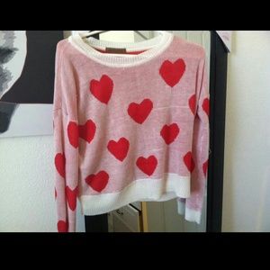 heart sweater
