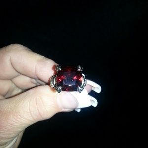 Beautiful vibrant red stone Ring
