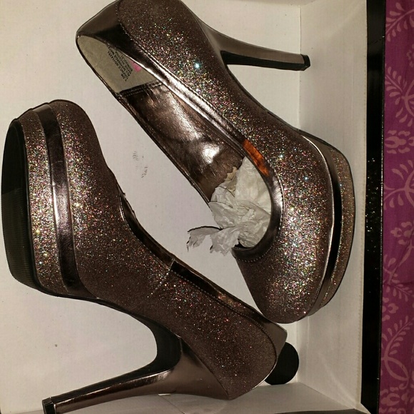 Glittery heels