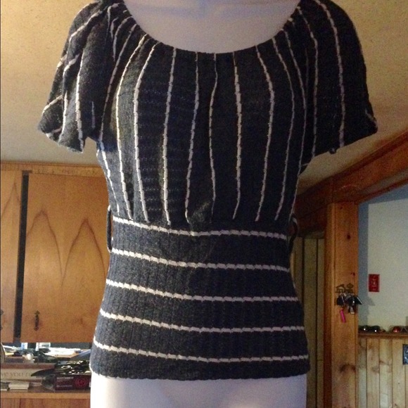 Blue & White Striped Shirt