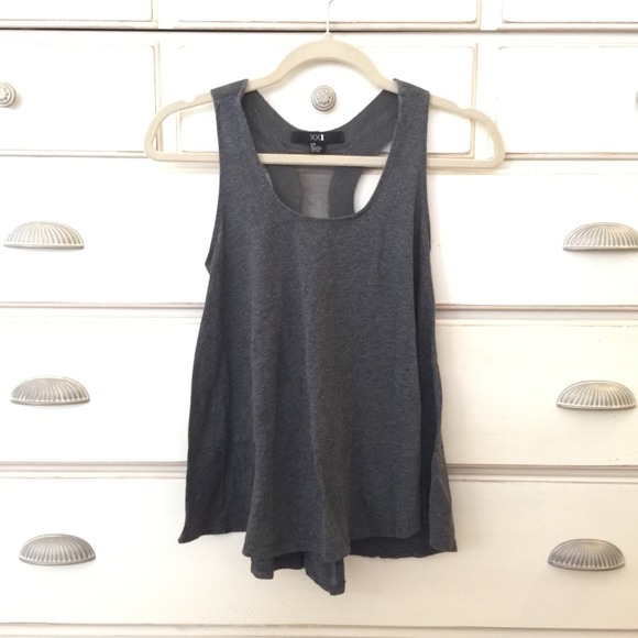 Tops - Simple charcoal grey tank Tops - Simple charcoal grey tank