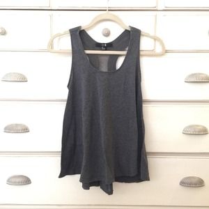 Tops - Simple charcoal grey tank Tops - Simple charcoal grey tank