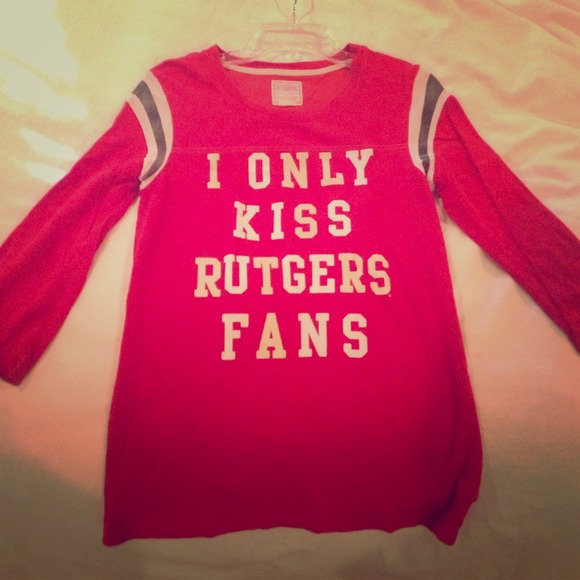 Vintage half sleeve Rutgers team jersey