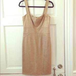Gold Flecked Beige DVF Dress REDUCED