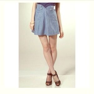 Denim Heartloom Skirt