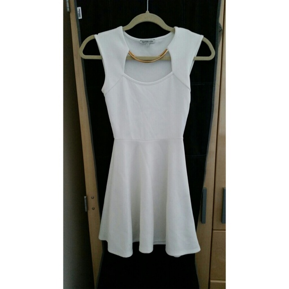 White formal dress
