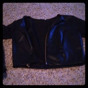 Adorable jacket with see through arms