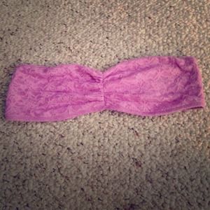Purple Lace Bandeau