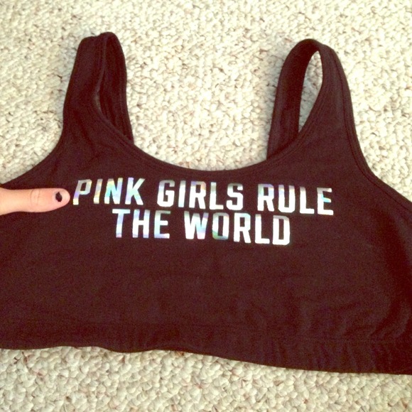 Pink Nation Fashion Show Sports Bra