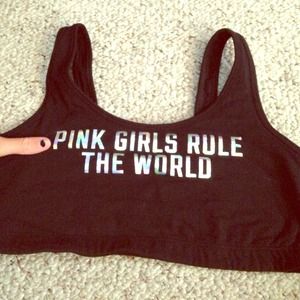 Pink Nation Fashion Show Sports Bra