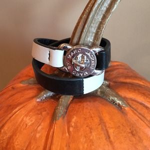 Marc Jacobs Leather Wrap Bracelet.