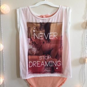 Tumblr Alike Shirt with Inspiring Quote