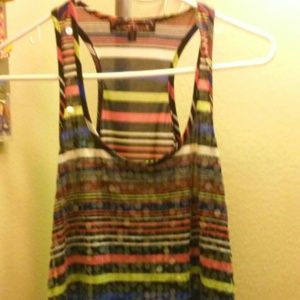 Multi colored tank top