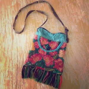 California floral cross body