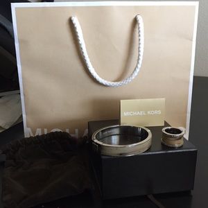 Michael Kors Ring and Bracelet set