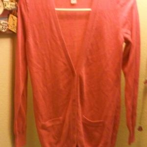 Pink cardigan