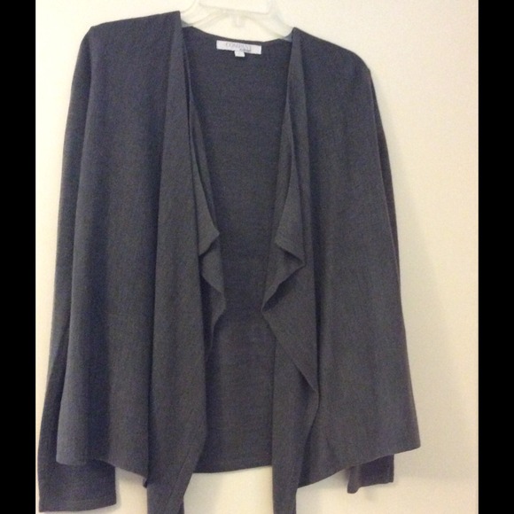 Slate Gray Cardigan Sweater
