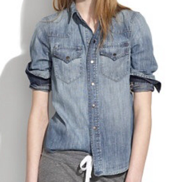 Madewell chambray shirt