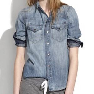 Madewell chambray shirt