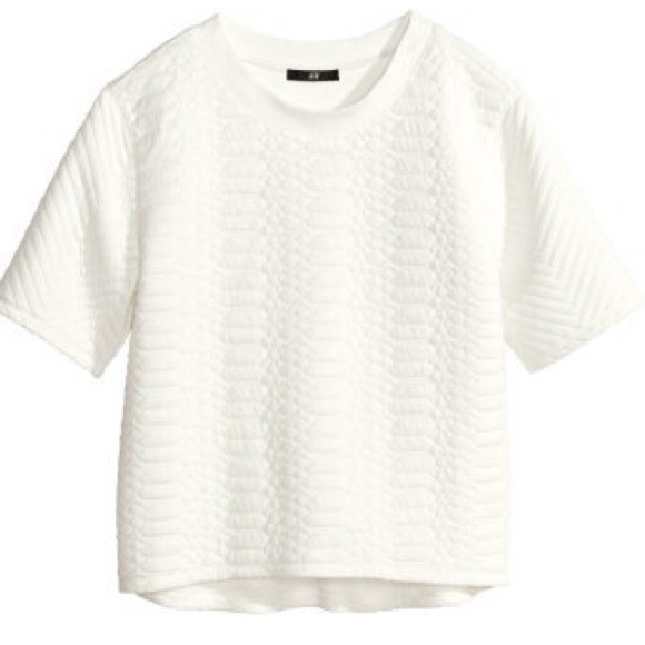 H&M textured sweatshirt