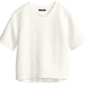 H&M textured sweatshirt