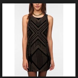 Urban outfitters velvet shift dress