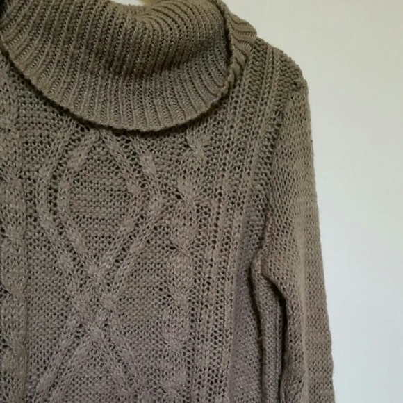 Brown knit sweater