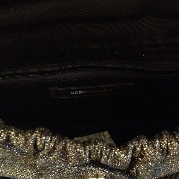 ✨BCBG MaxAzria Sequin Brown Evening Purse/Clutch - Picture 3 of 3