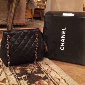 Authentic, never used  black Chanel bag