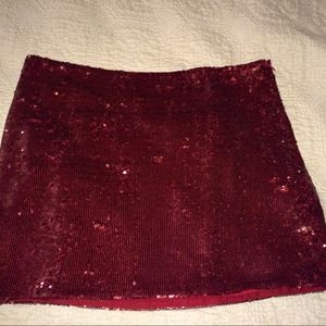 Haute hippie sequin skirt