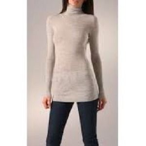 Grey turtleneck tunic