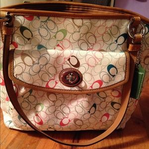 Coach Signature Tote Bag