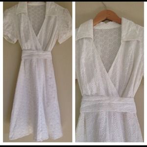 White Eyelet Dress