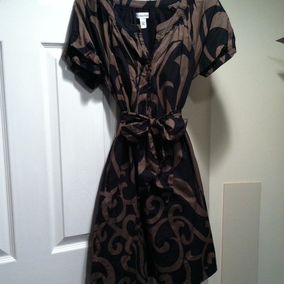 Tie waist dress