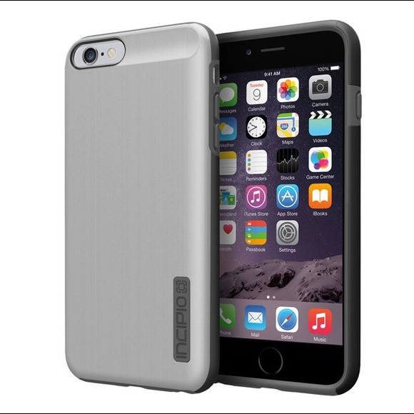 Dualpro Shine iPhone 6 Plus Case Silver/Gray