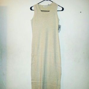 $9 Final Sale Long Oatmeal Sweater Dress