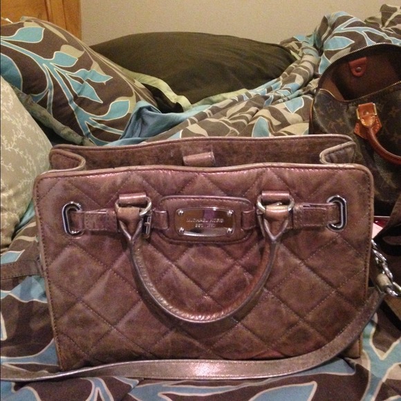 Michael Kors metallic medium size bag